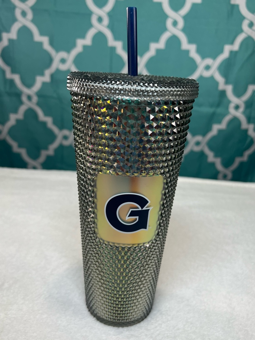 Starbucks Campus Collection Georgetown Hoyas Studded Tumbler 24oz